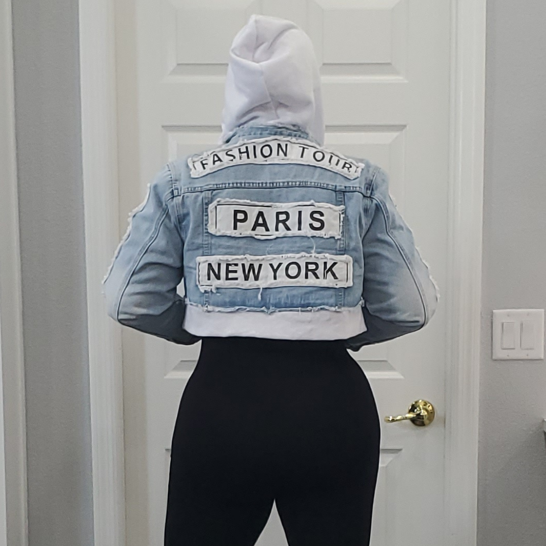World Tour Denim Jacket w/ Hoodie